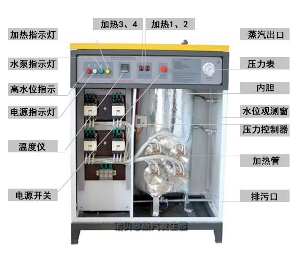 电加热蒸汽发生器熨斗安装